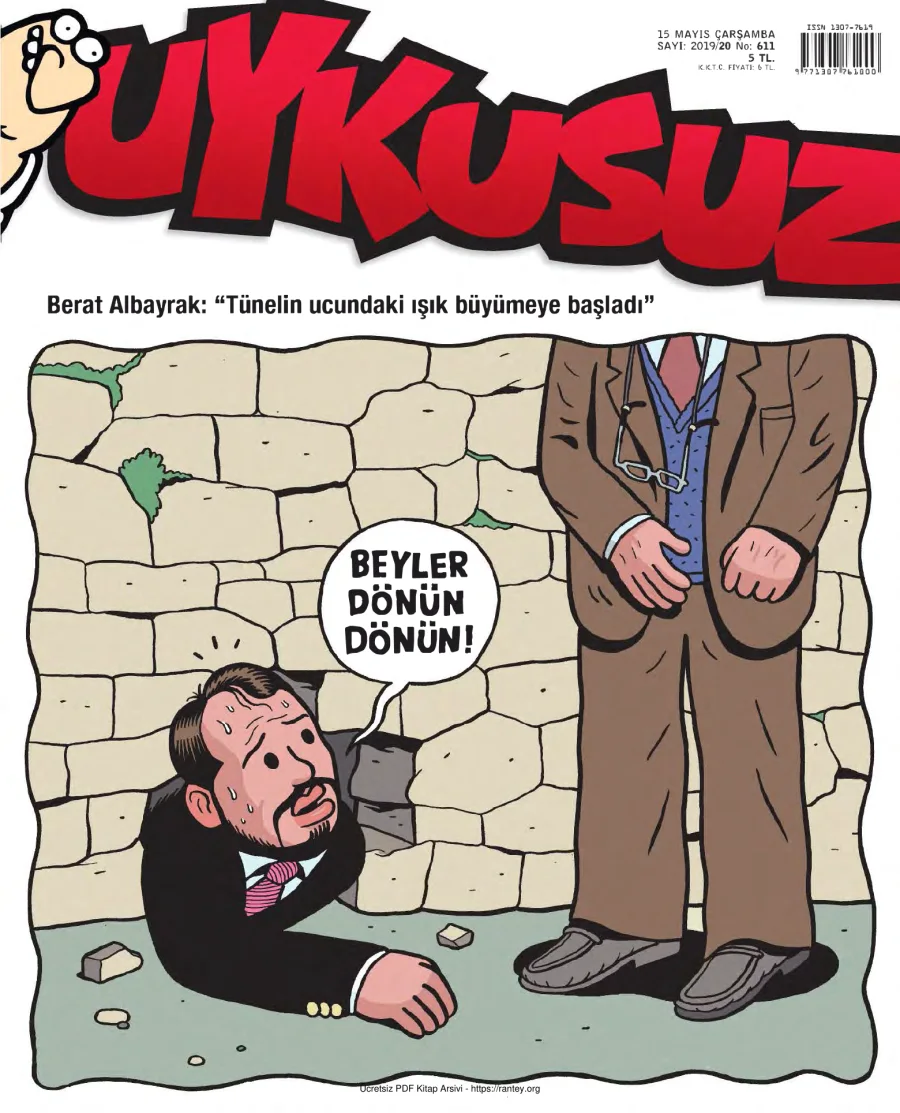 Uykusuz 2019 Sayı 611 kapak görseli