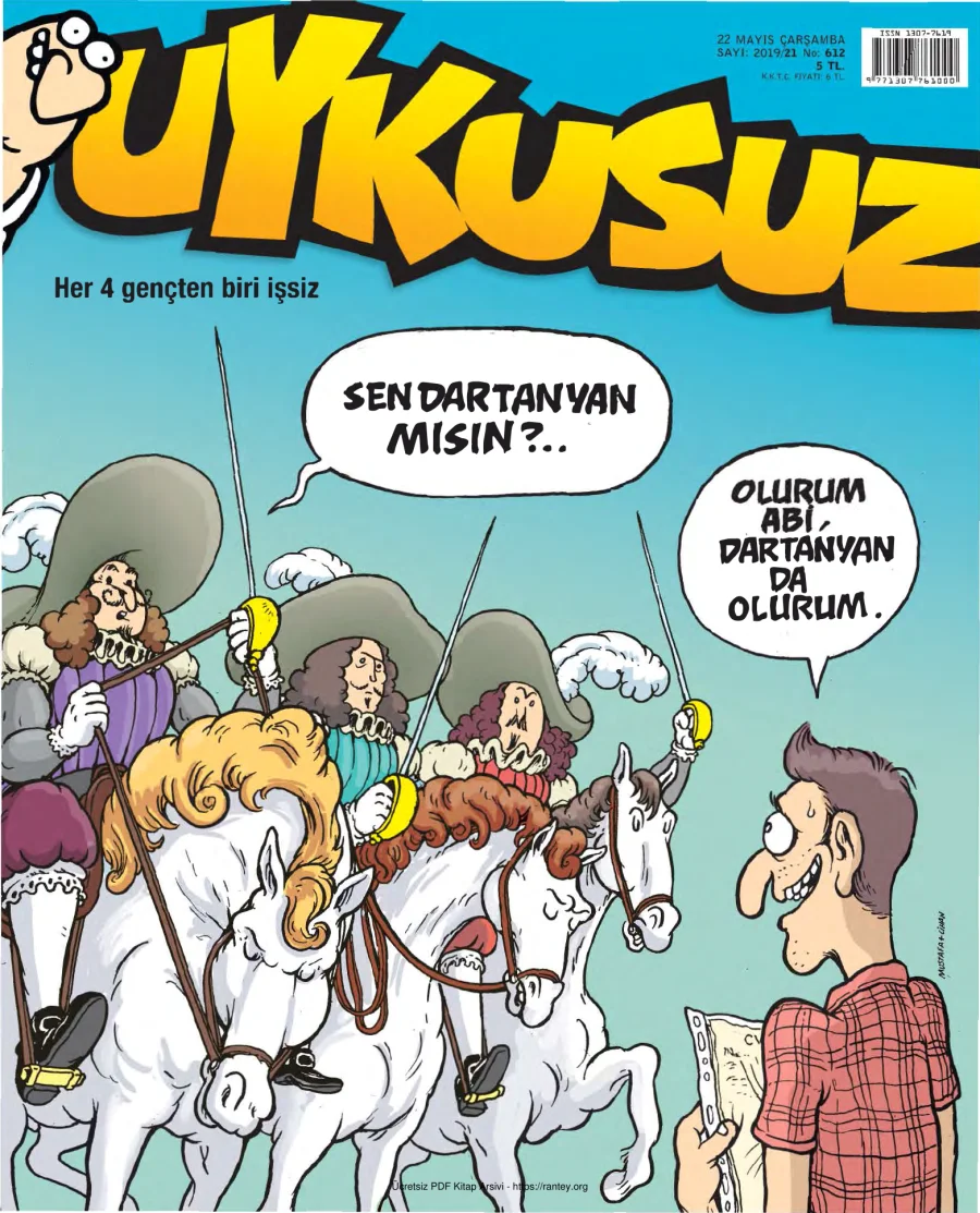 Uykusuz 2019 Sayı 612 kapak görseli