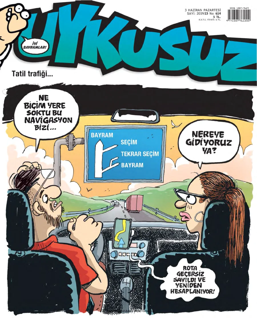 Uykusuz 2019 Sayı 614 kapak görseli