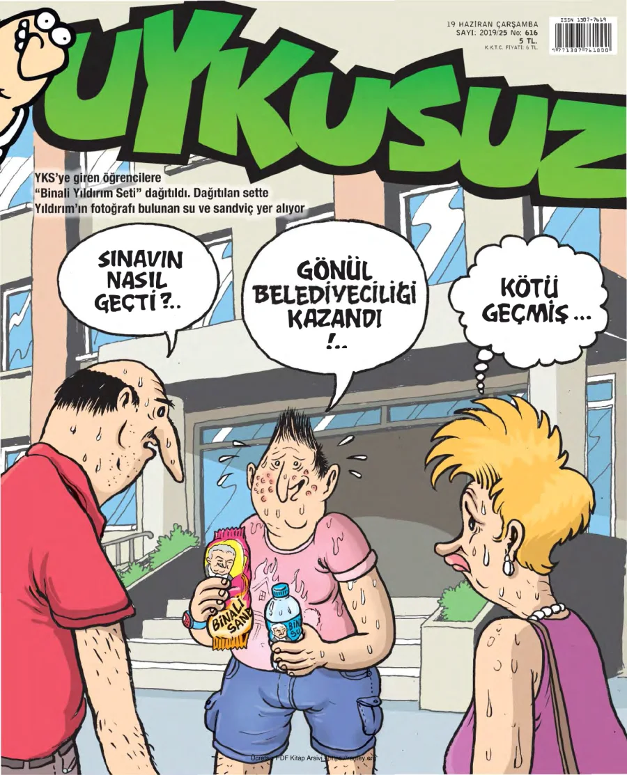 Uykusuz 2019 Sayı 616 kapak görseli