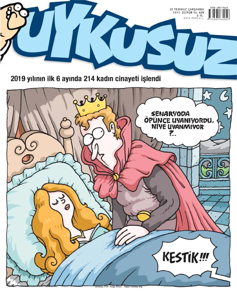 Uykusuz 2019 Sayı 619 kapak görseli