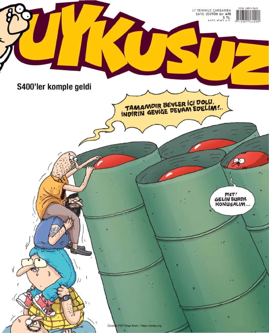 Uykusuz 2019 Sayı 620 kapak görseli