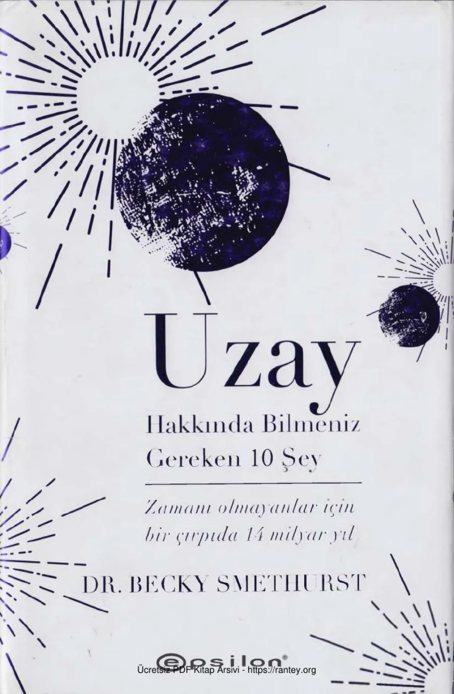 Uzay Hakkında Bilmeniz Gereken 10 Şey Epsilon Yayınları kitap kapağı