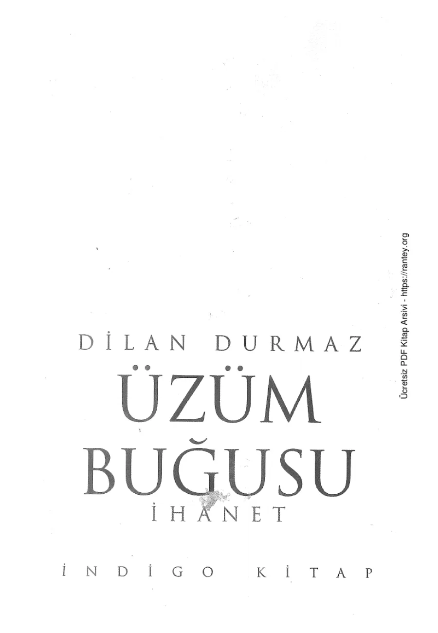 Üzüm Buğusu İhanet kapak görseli