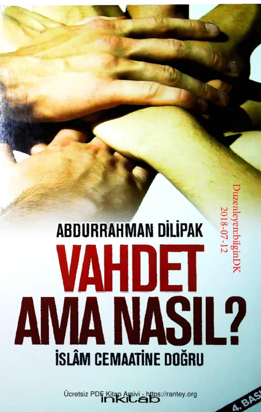 Vahdet Ama Nasil Islam Cemaatine Dogru kapak görseli