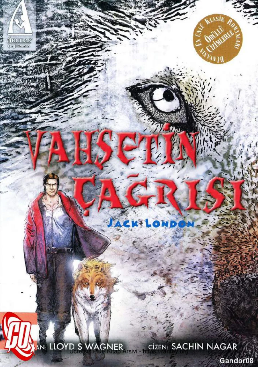 Vahşetin Çağrısı Arunas Çizgi Roman kapak görseli