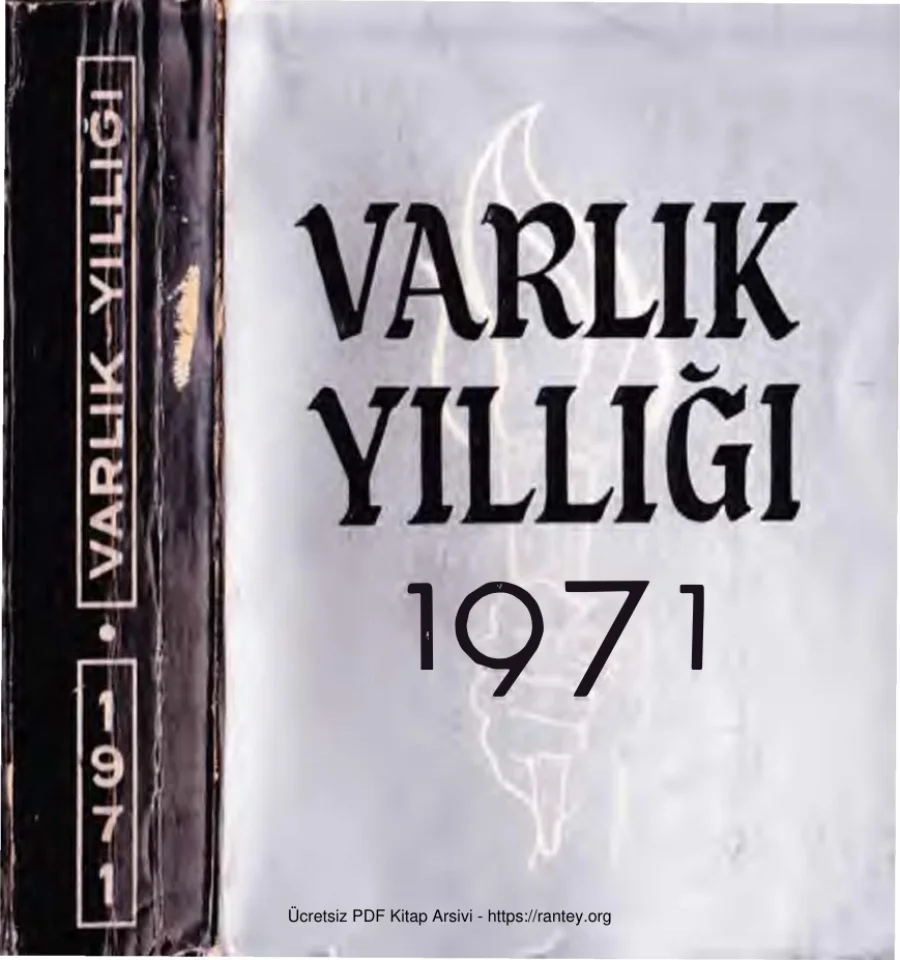 Varlık Yıllığı 1971 kapak görseli