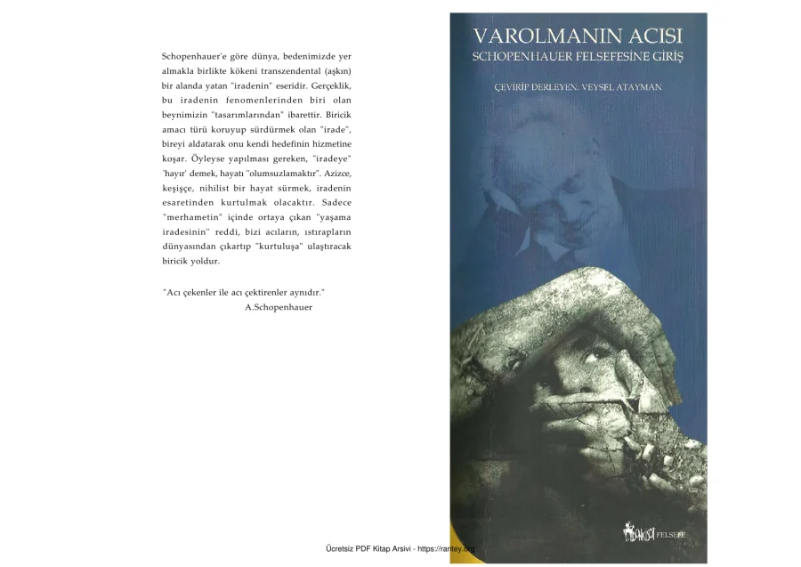 Varolmanın Acısı Schopenhauer Felsefesi kapak görseli