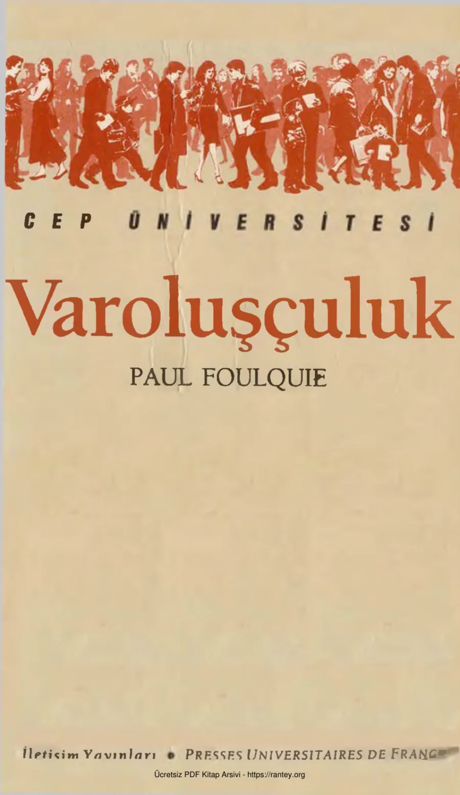 Varoluşçuluk İletişim Yayınları kapak görseli