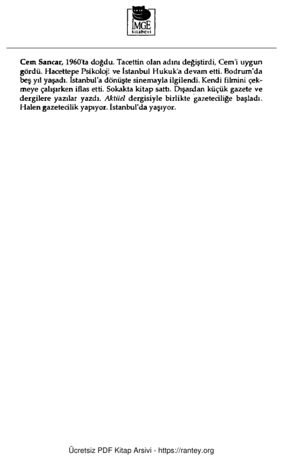 Vatan Yahut Bens kapak görseli