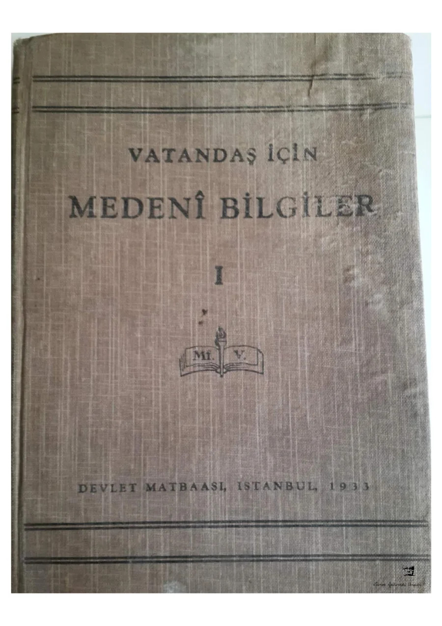 Vatandaş İçin Medeni Bilgiler I kapak görseli