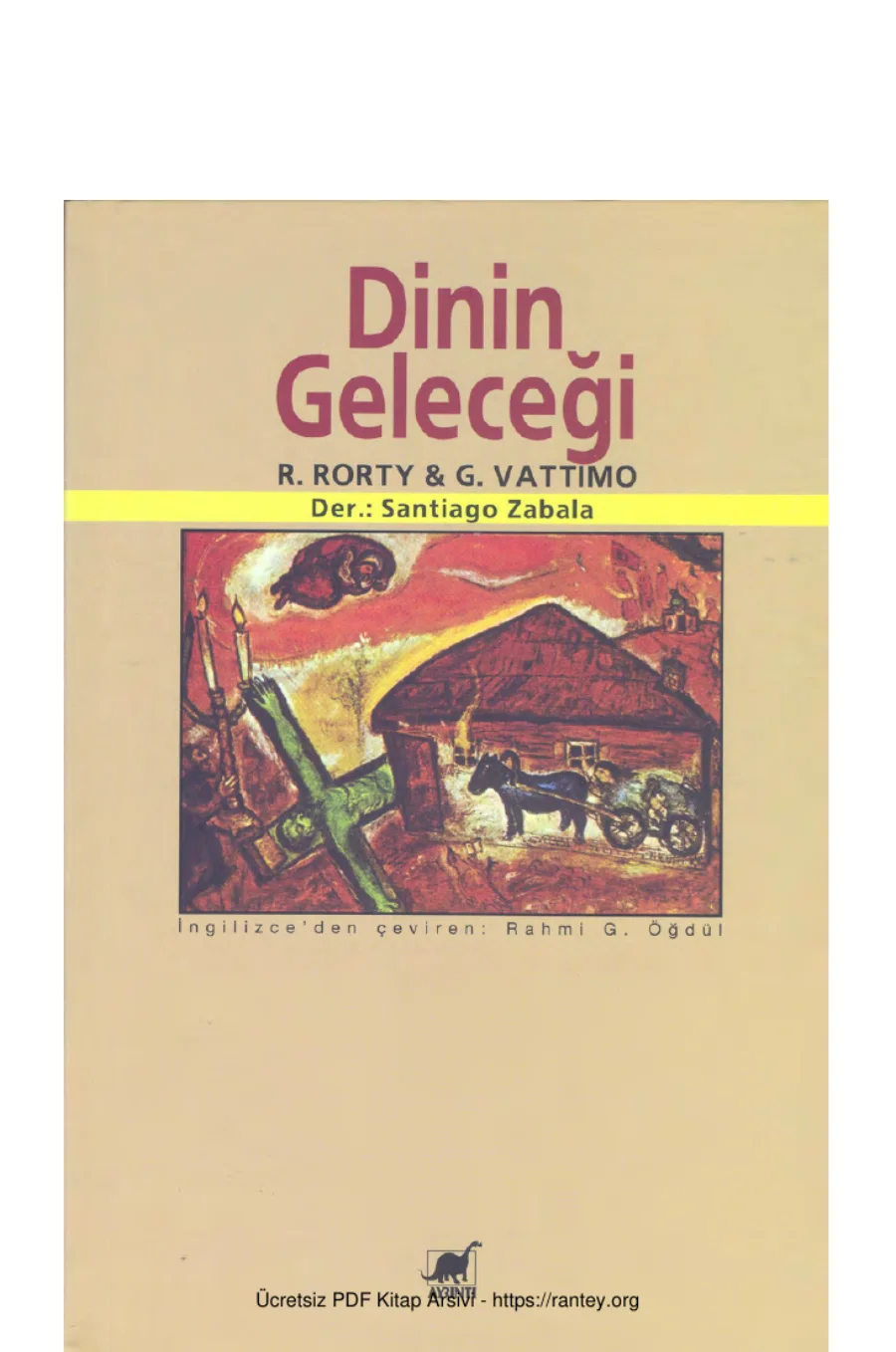 Vattimo Dinin Geleceği Ayrıntı Yayınları kapak görseli
