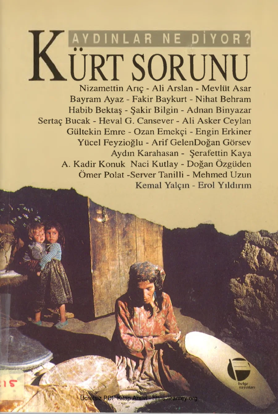 Aydınlar Ne Diyor Kürt Sorunu Belge Yayınları kapak görseli