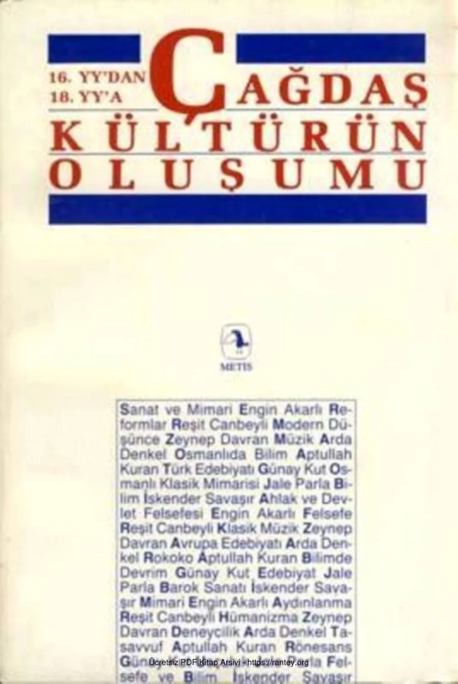 vd Çağdaş Kültürün Oluşumu kapak görseli