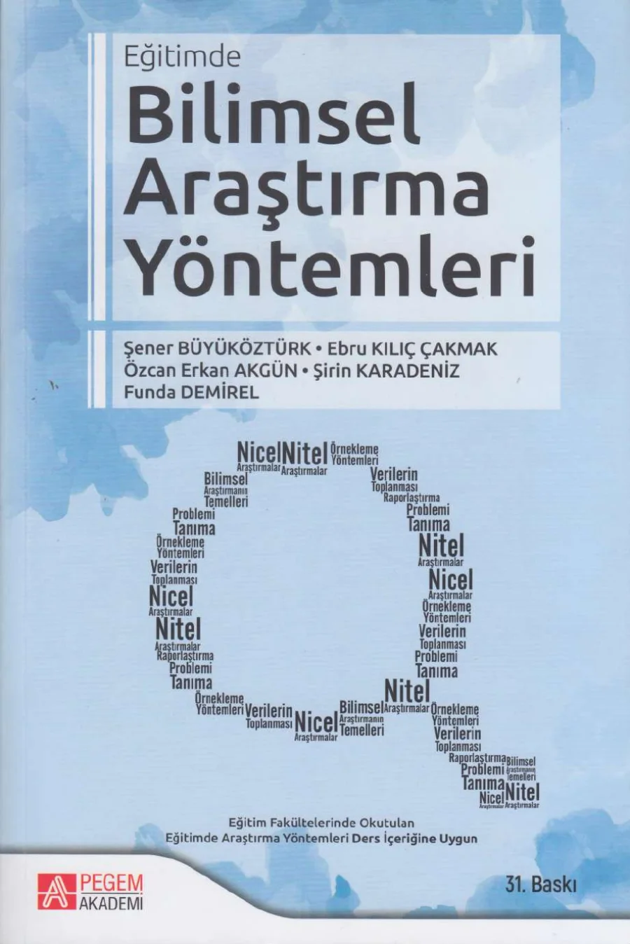 Eğitimde Bilimsel Araştırma Yöntemleri kapak görseli