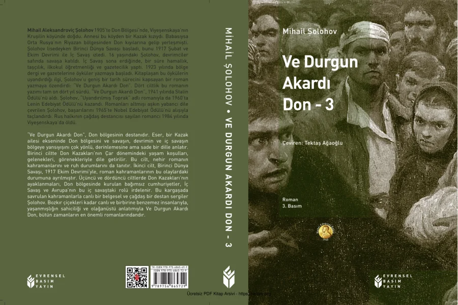 Ve Durgun Akardı Don 3 kapak görseli