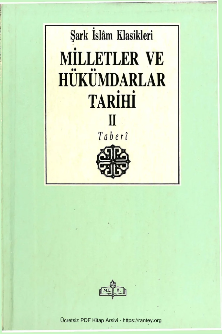 Ve Hükümdarlar Tarihi Cilt II kapak görseli