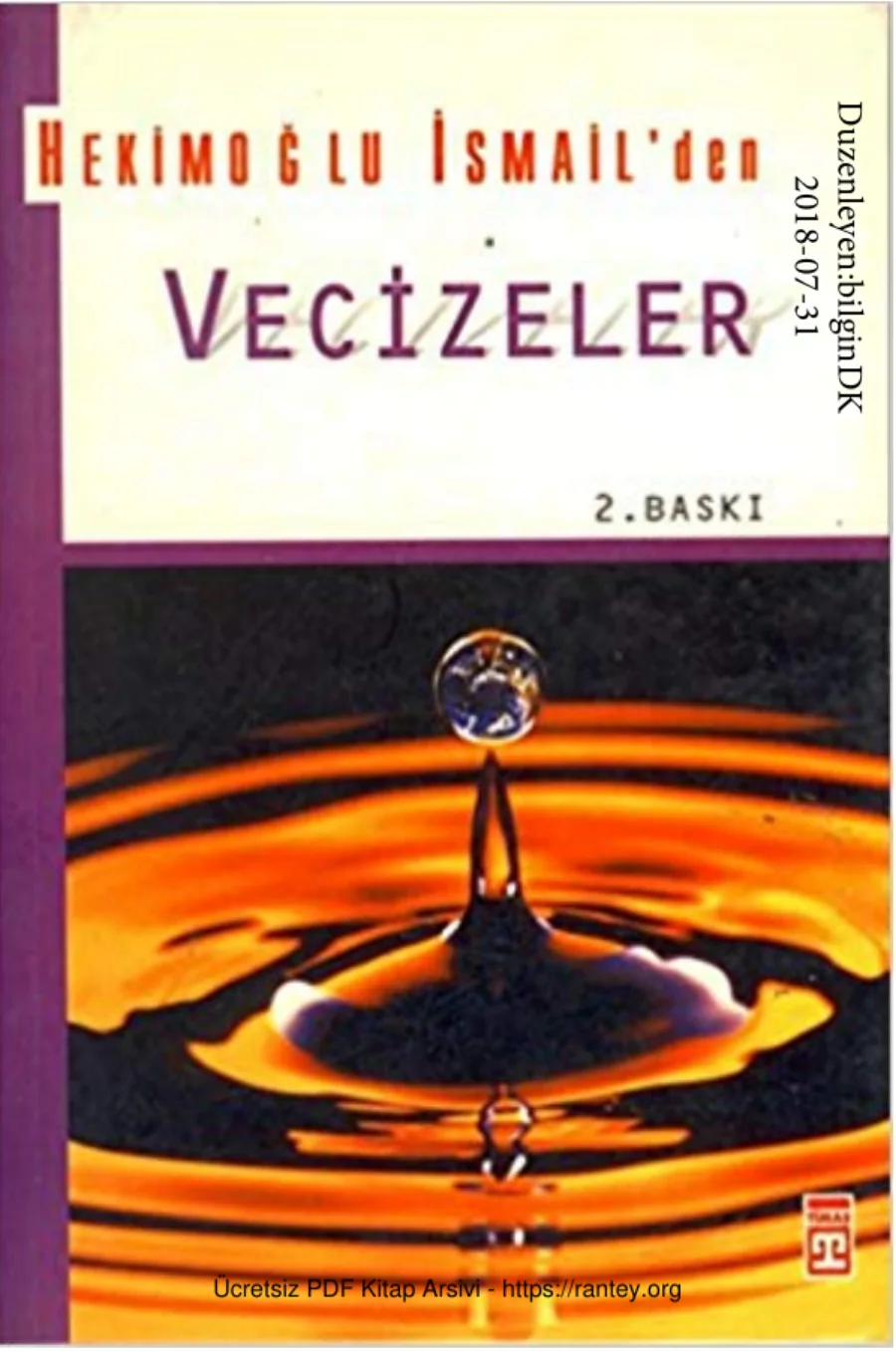 Vecizeler kapak görseli