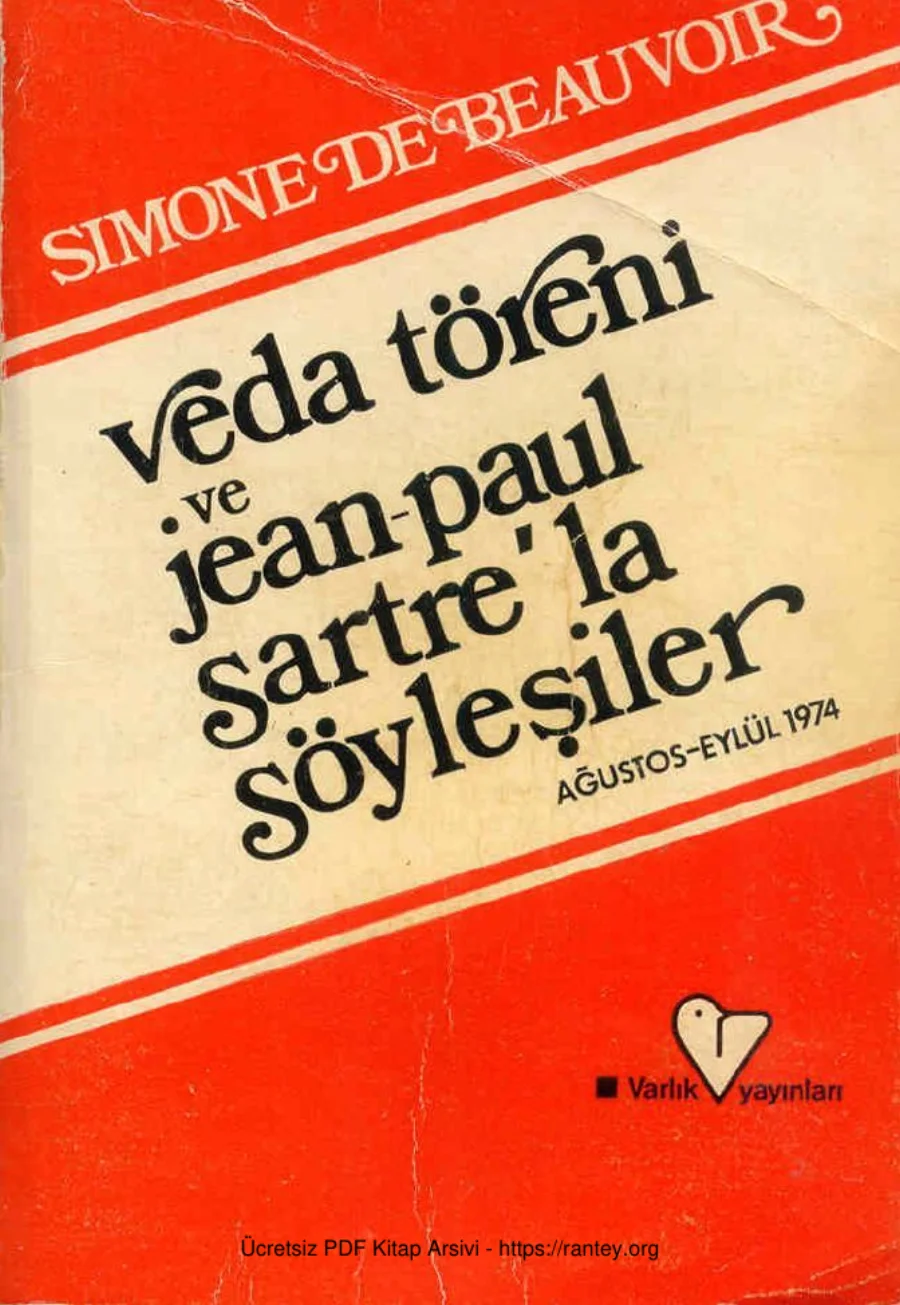 Veda Töreni Sartre la Söyleşiler kapak görseli