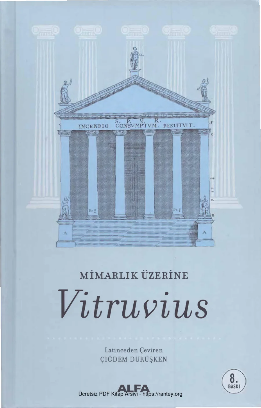 Vitruvius Mimarlık Üzerine kapak görseli