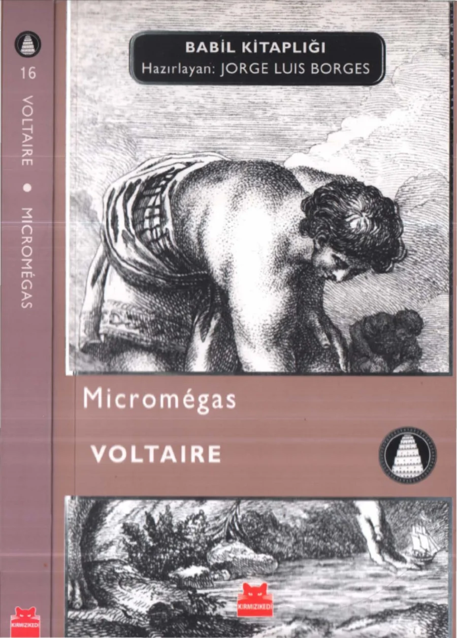 Voltaire Micromegas Kırmızı Kedi Yayınları kapak görseli