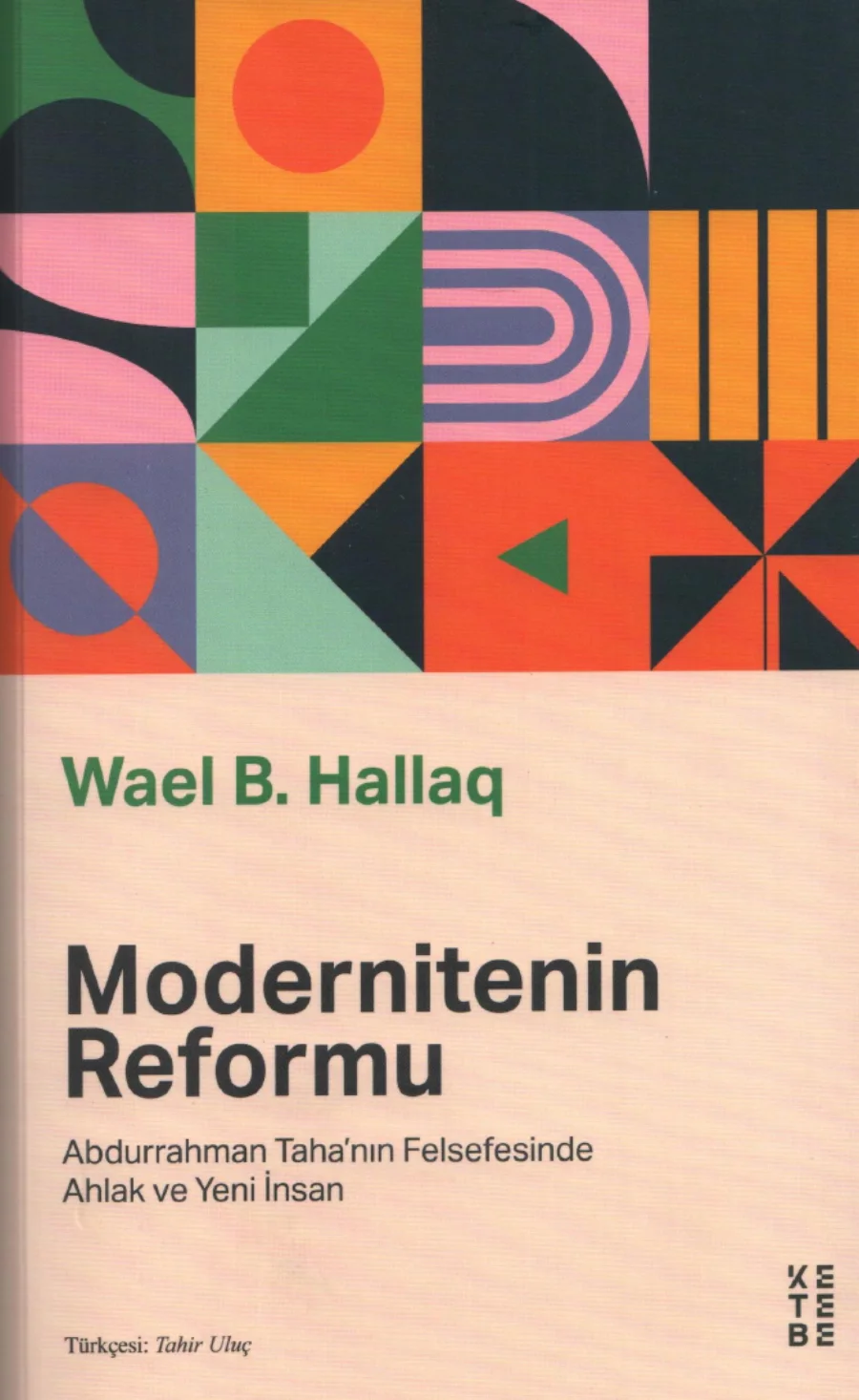Wael B Hallaq Modernitenin Reformu kitap kapağı