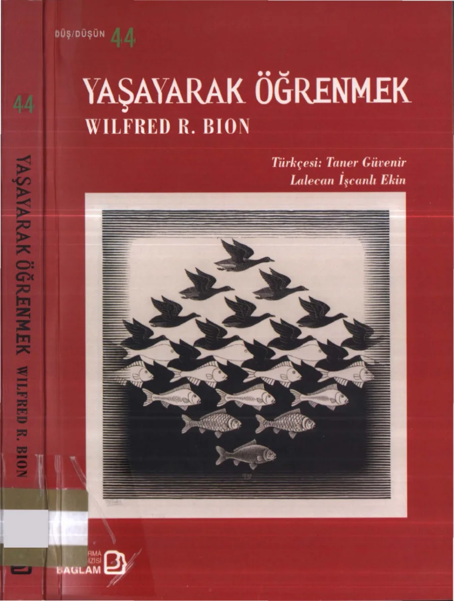 Wilfred R Bion Yaşayarak Öğrenmek kitap kapağı