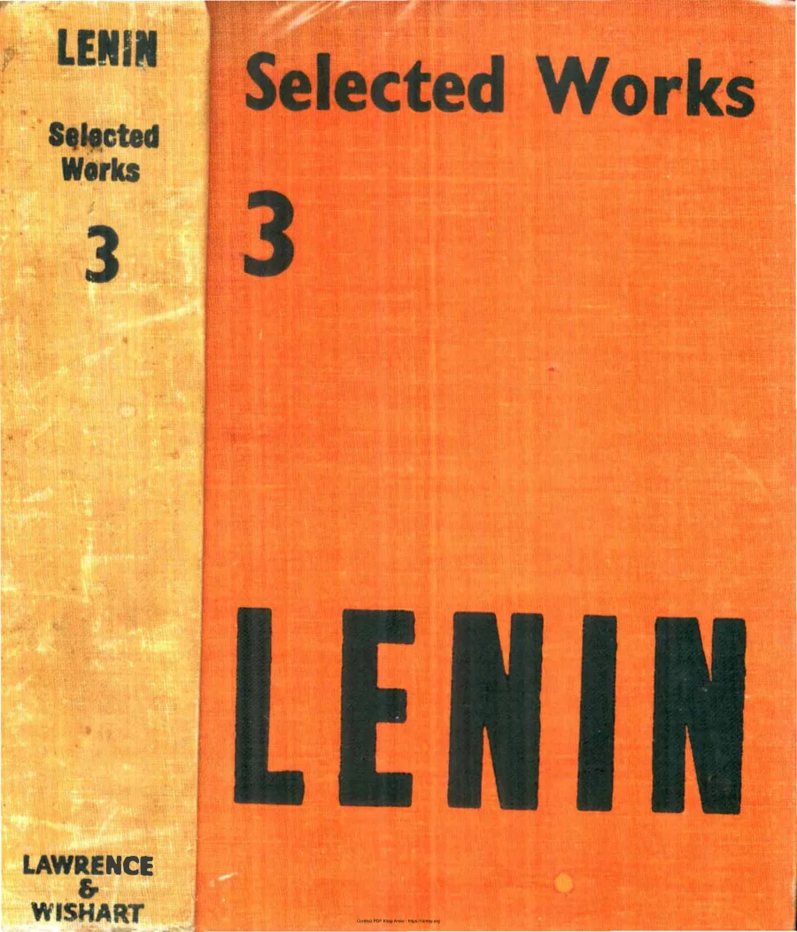 Works Volume III 1905 1907 Lawrence and Wıshart Press kapak görseli