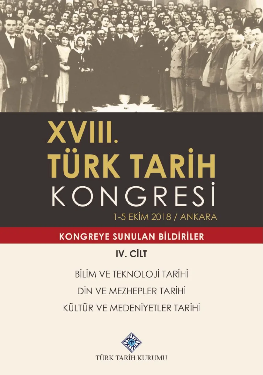 XVIII Türk Tarih Kongresi Cilt IV kitap kapağı