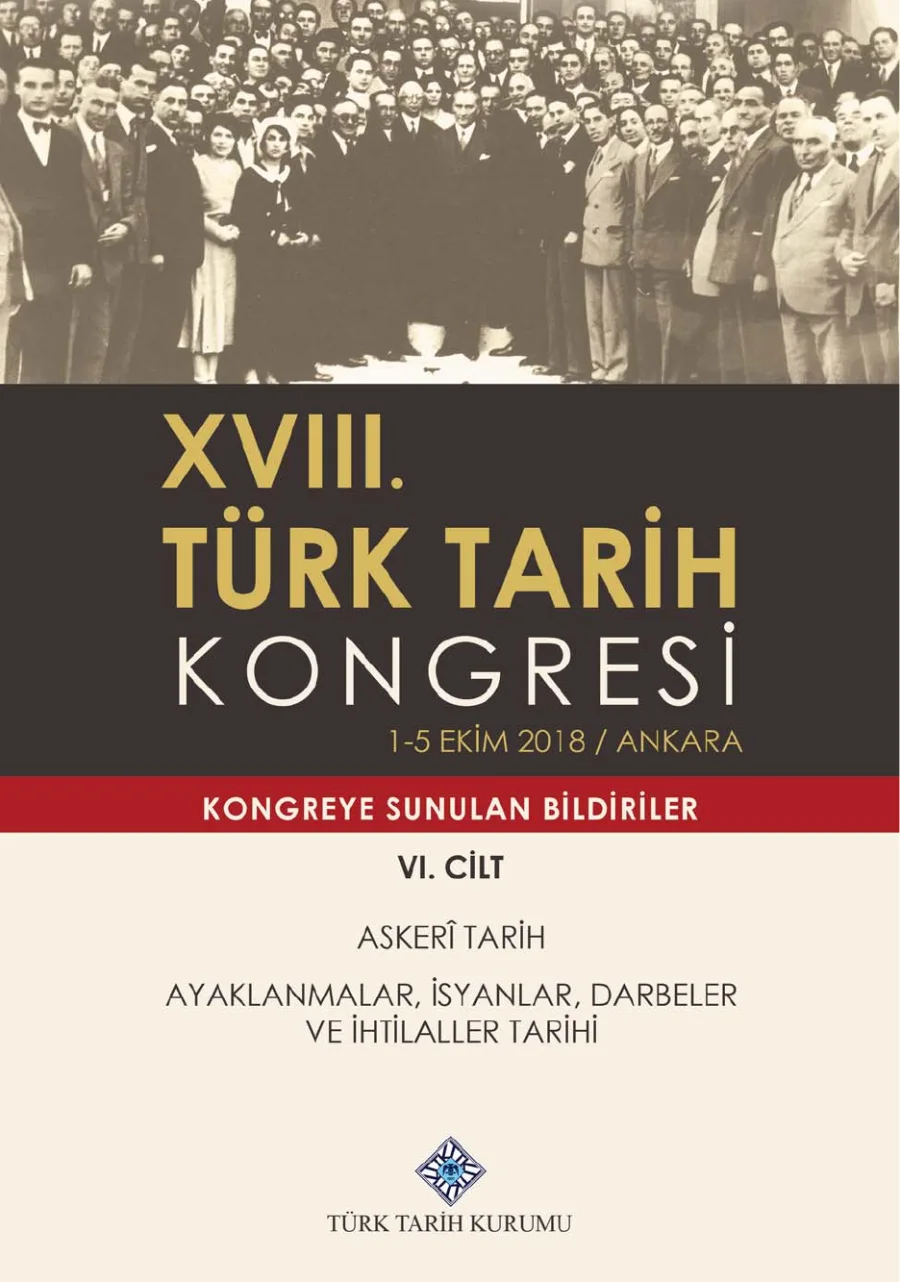 XVIII Türk Tarih Kongresi Cilt VI kitap kapağı