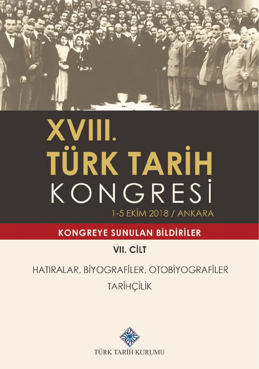 XVIII Türk Tarih Kongresi Cilt VII kapak görseli