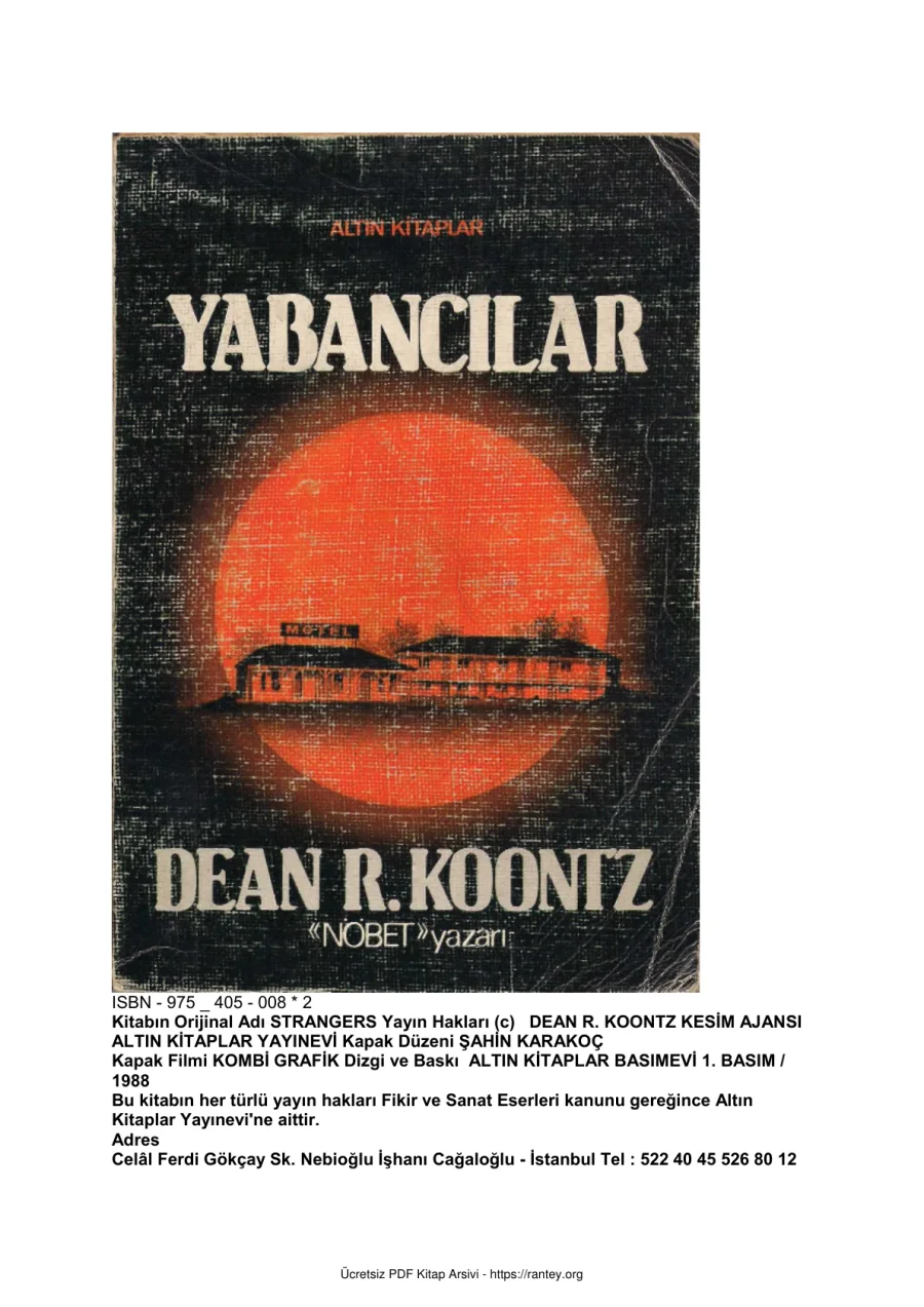 Yabancilar kapak görseli