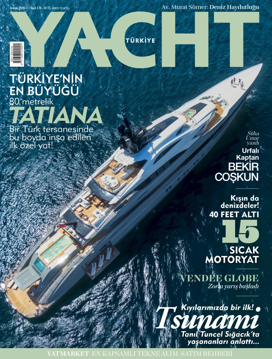 Yacht Türkiye - Aralık 2020 kapak görseli