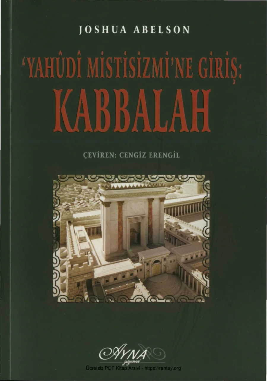 Yahudi Mistisizmine Giriş Kabbalah kapak görseli