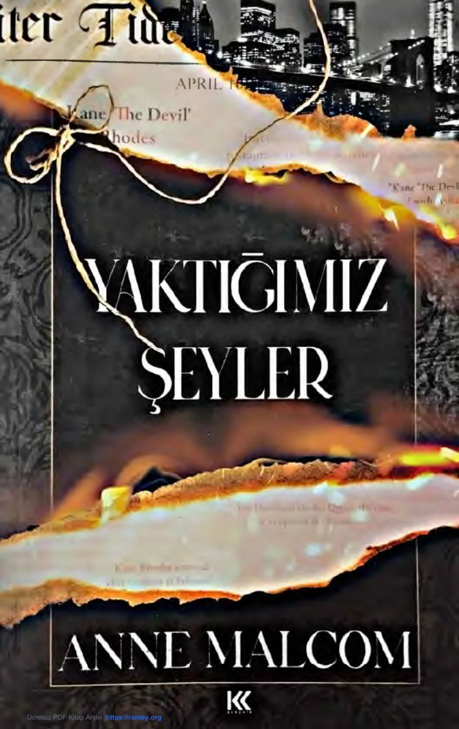 Yaktığımız Şeyler kapak görseli