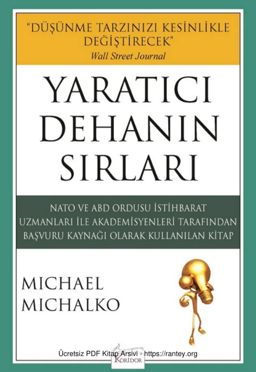 Yaratıcı Dehanın Sırları kapak görseli