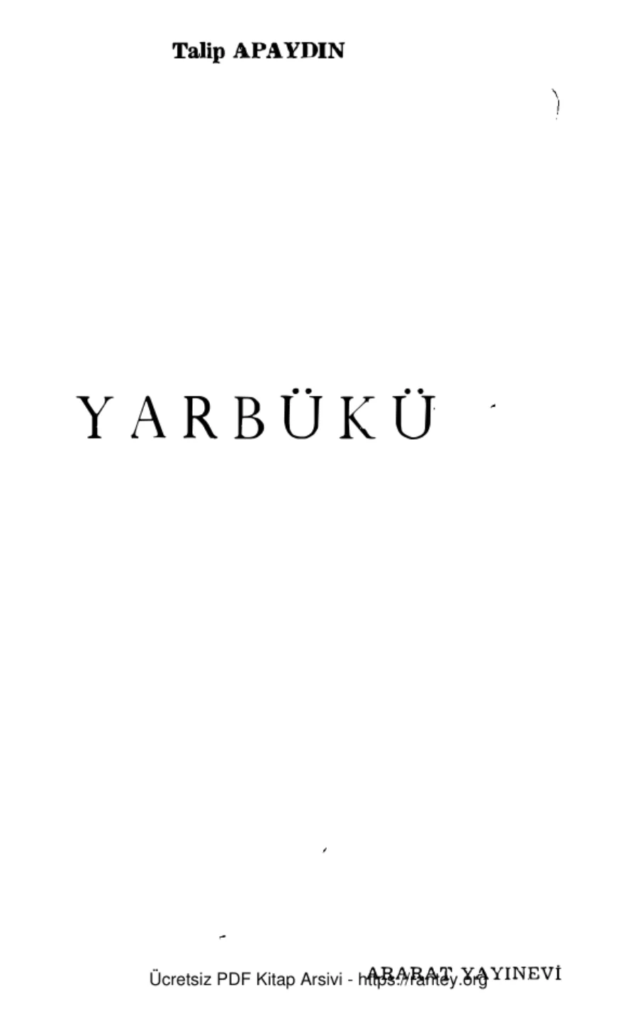 Yarbükü kapak görseli