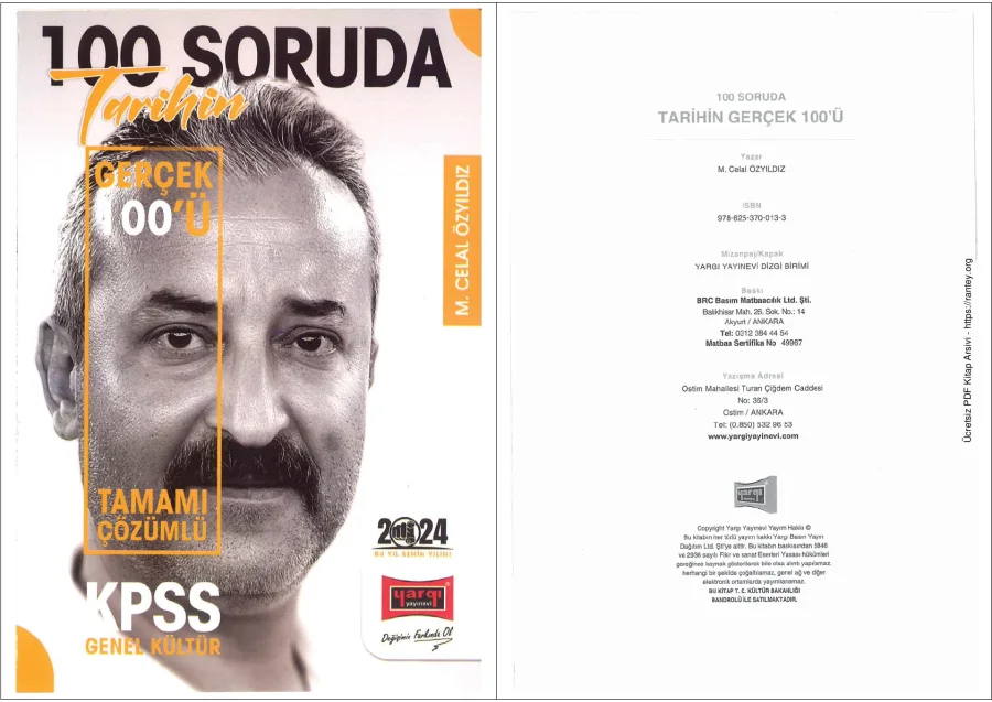 YARGI 100 SORUDA TARİH 2024 kapak görseli