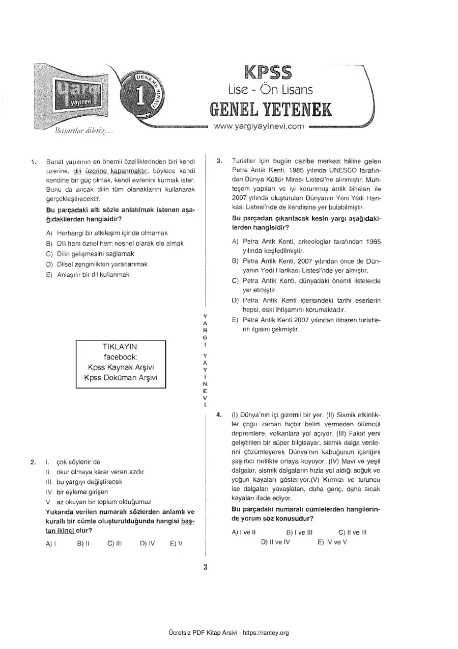 Yargı 2016 Tg1 Lise Onlisans kapak görseli