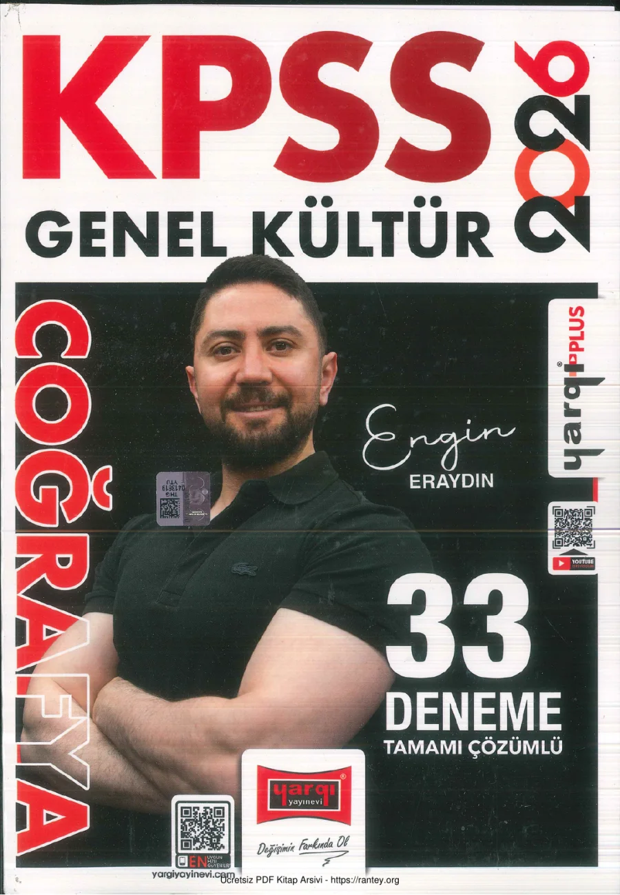 YARGI KPSS COGRAFYA 33 DENEME 2026 kapak görseli