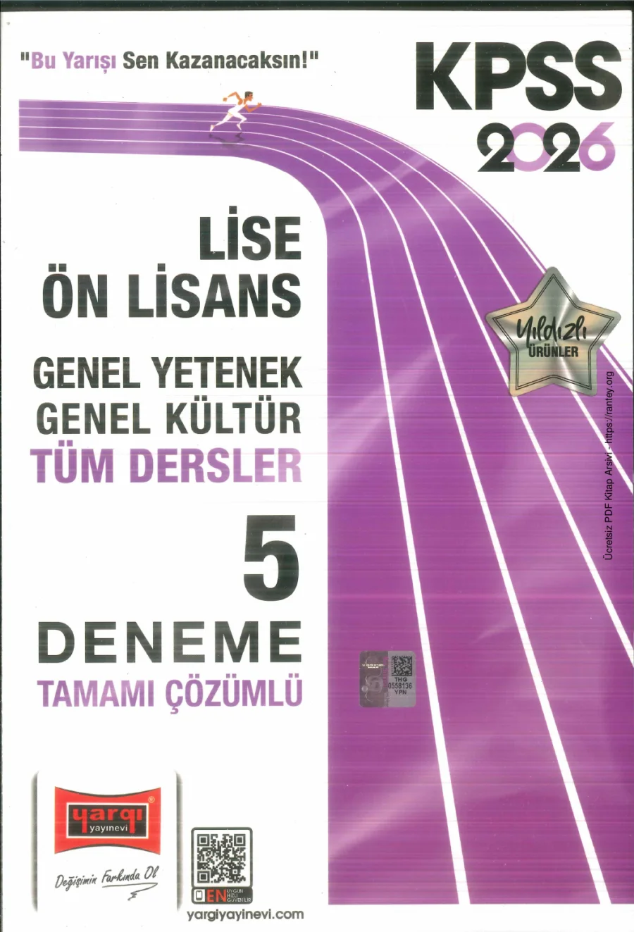 YARGI ONLISANS ORTAOGRETIM COZUMLU 5 DENEME 2026 1 kapak görseli