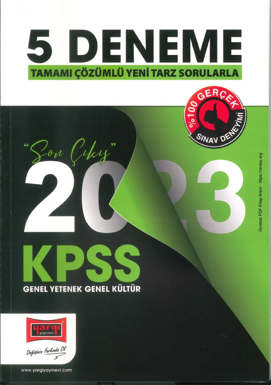Yargı Son Çıkış GyGk 5 Deneme 2023 kapak görseli