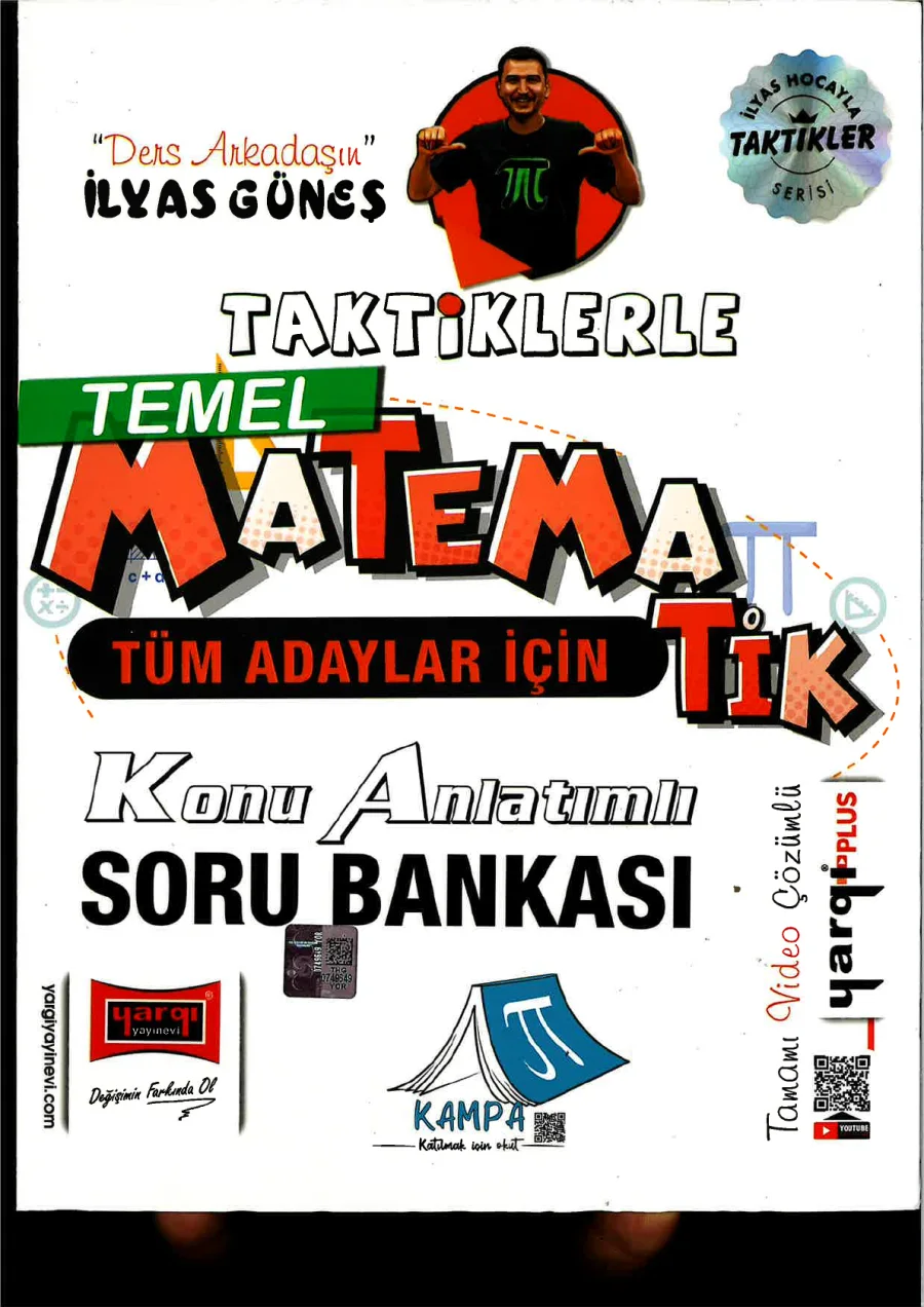 YARGI TAKTİKLERLE TEMEL MATEMATİK KONU ANLATIM VE SORU BANKASI kapak görseli