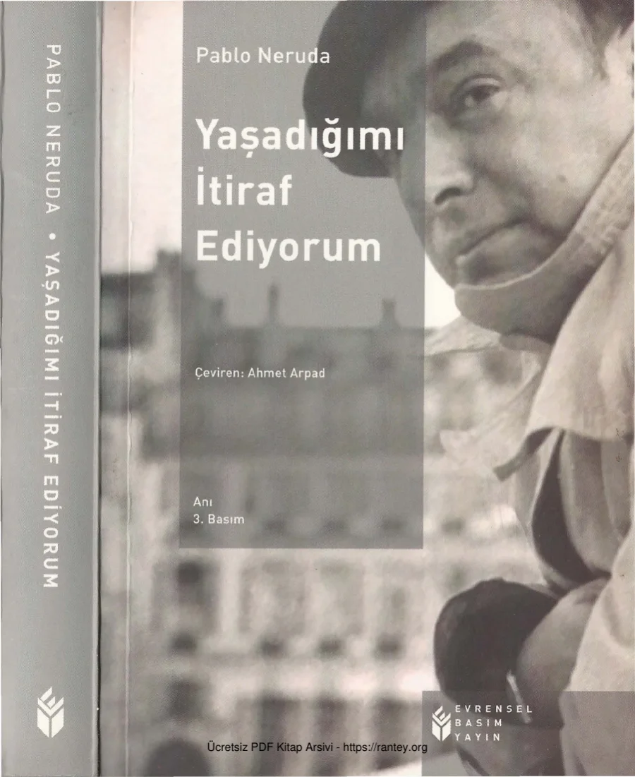 Yaşadığımı İtiraf Ediyorum Evrensel Basım Yayın kapak görseli