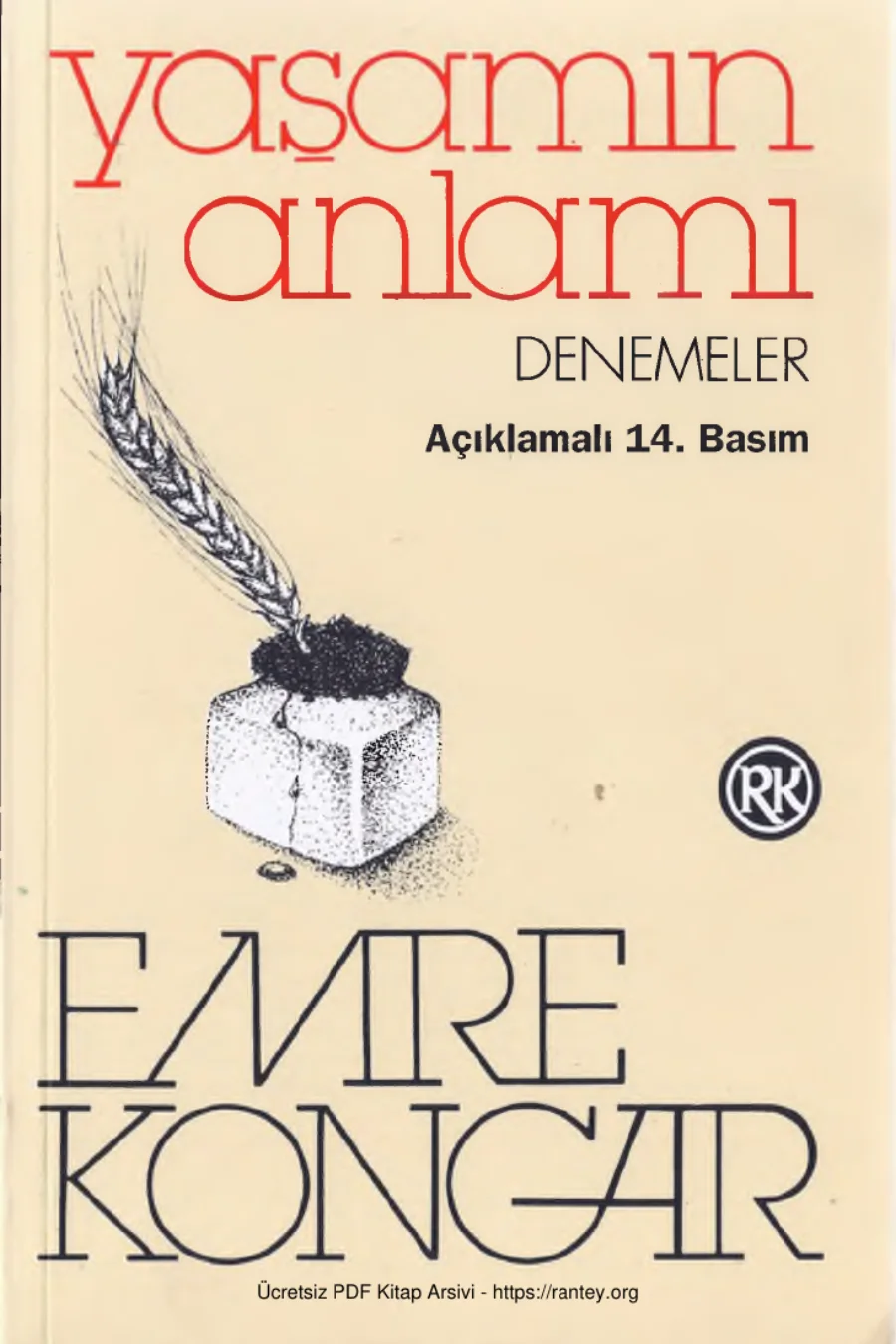 Yaşamın Anlamı kapak görseli