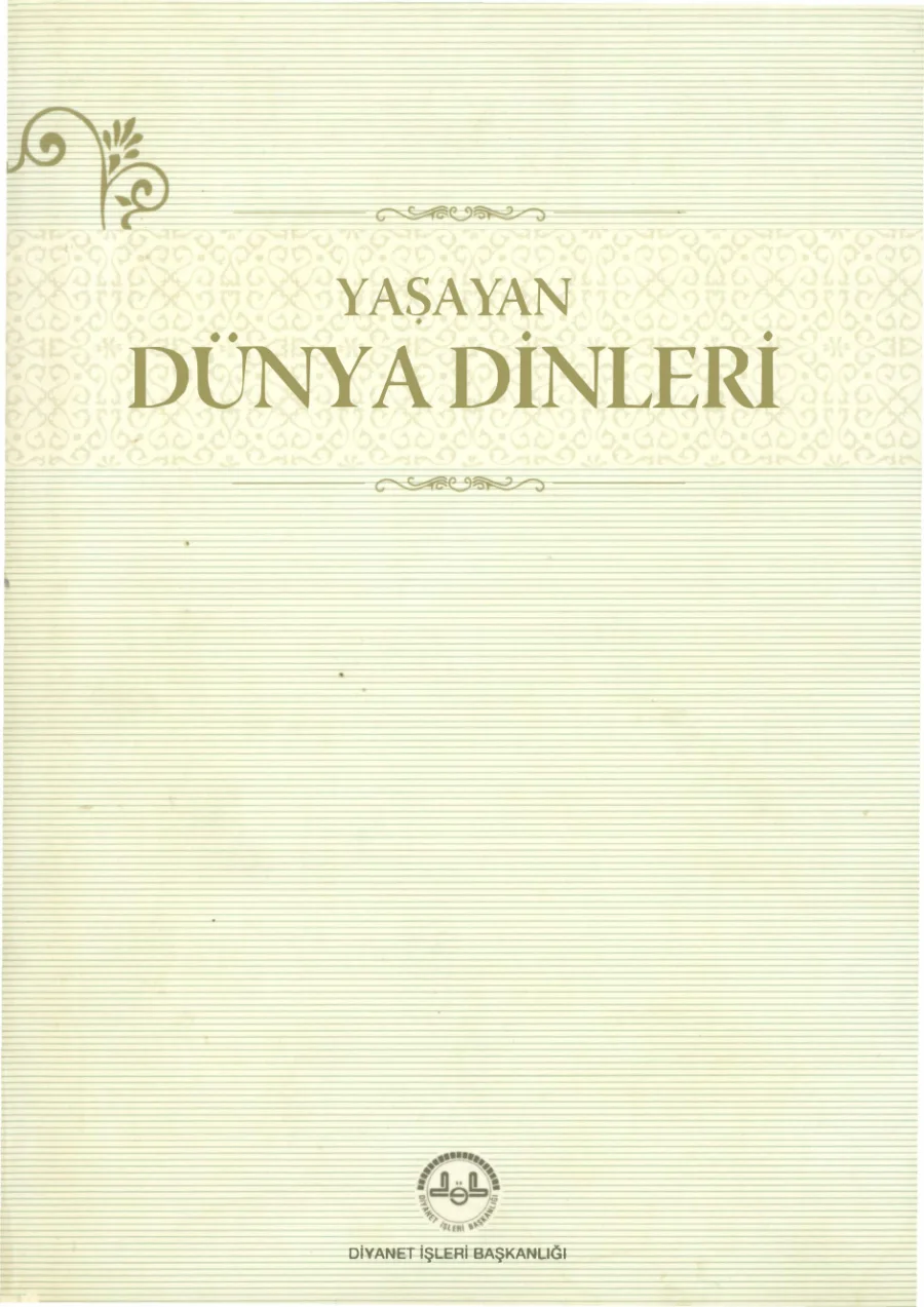 Yaşayan Dünya Dinleri DİB Yayınları kitap kapağı