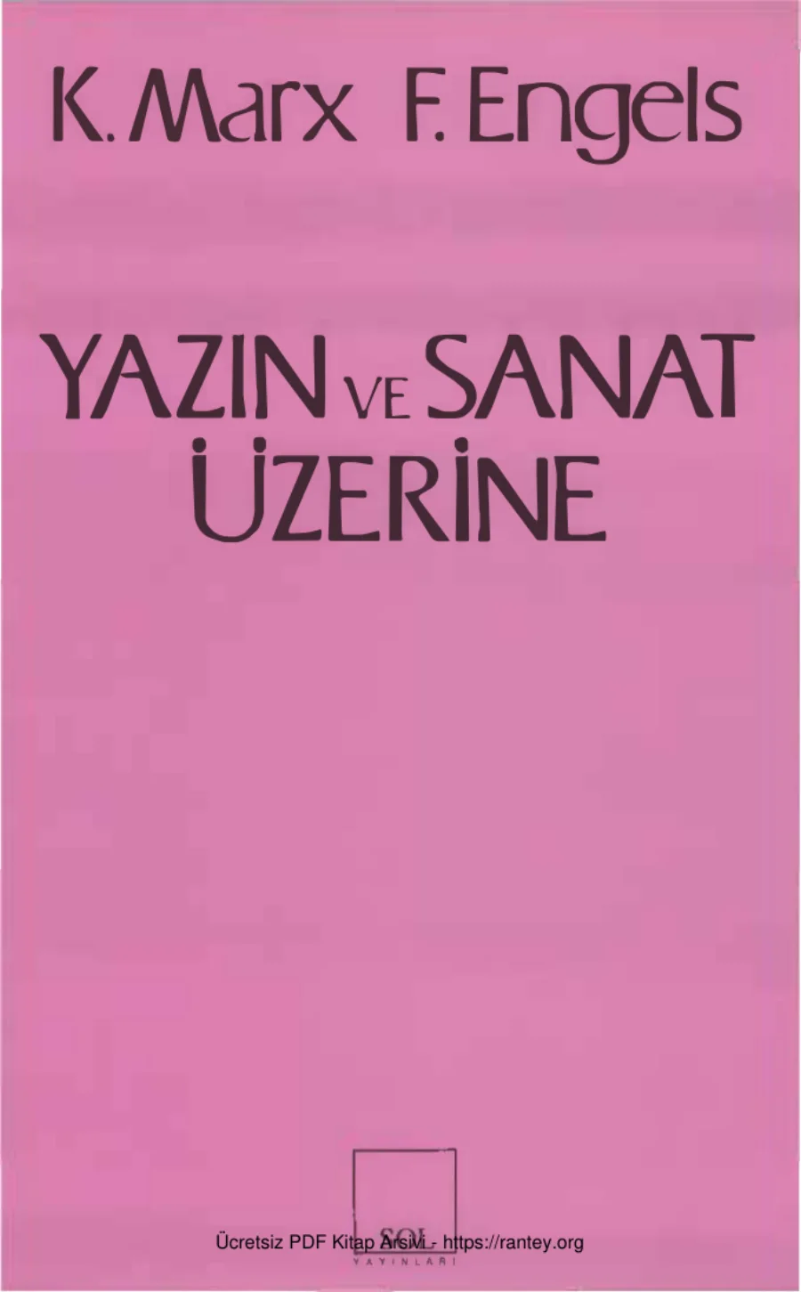 Yazın ve Sanat Üzerine kapak görseli