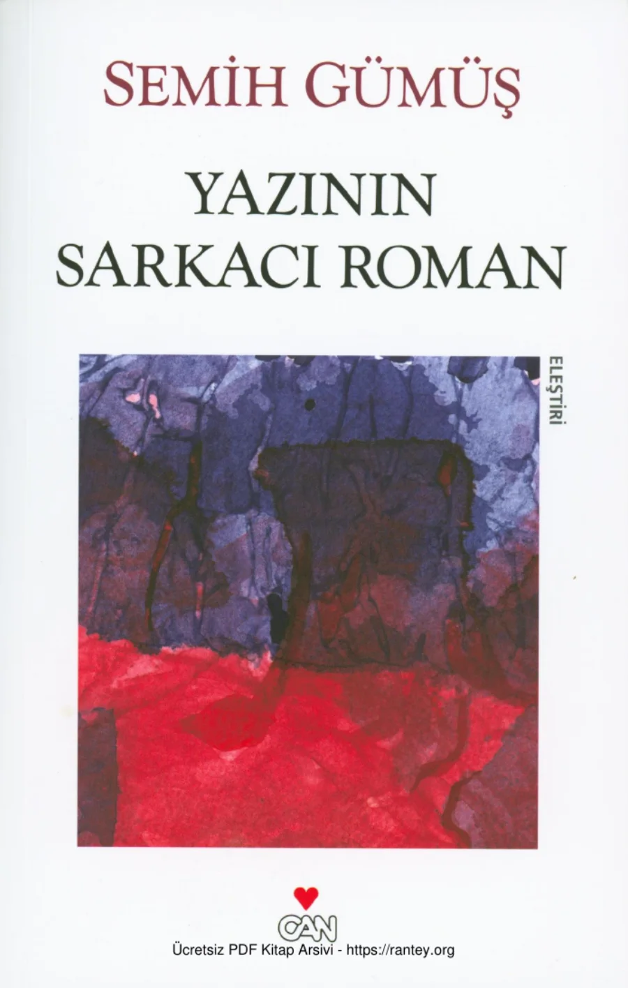 Yazının Sarkacı Roman Can Yayınları kapak görseli