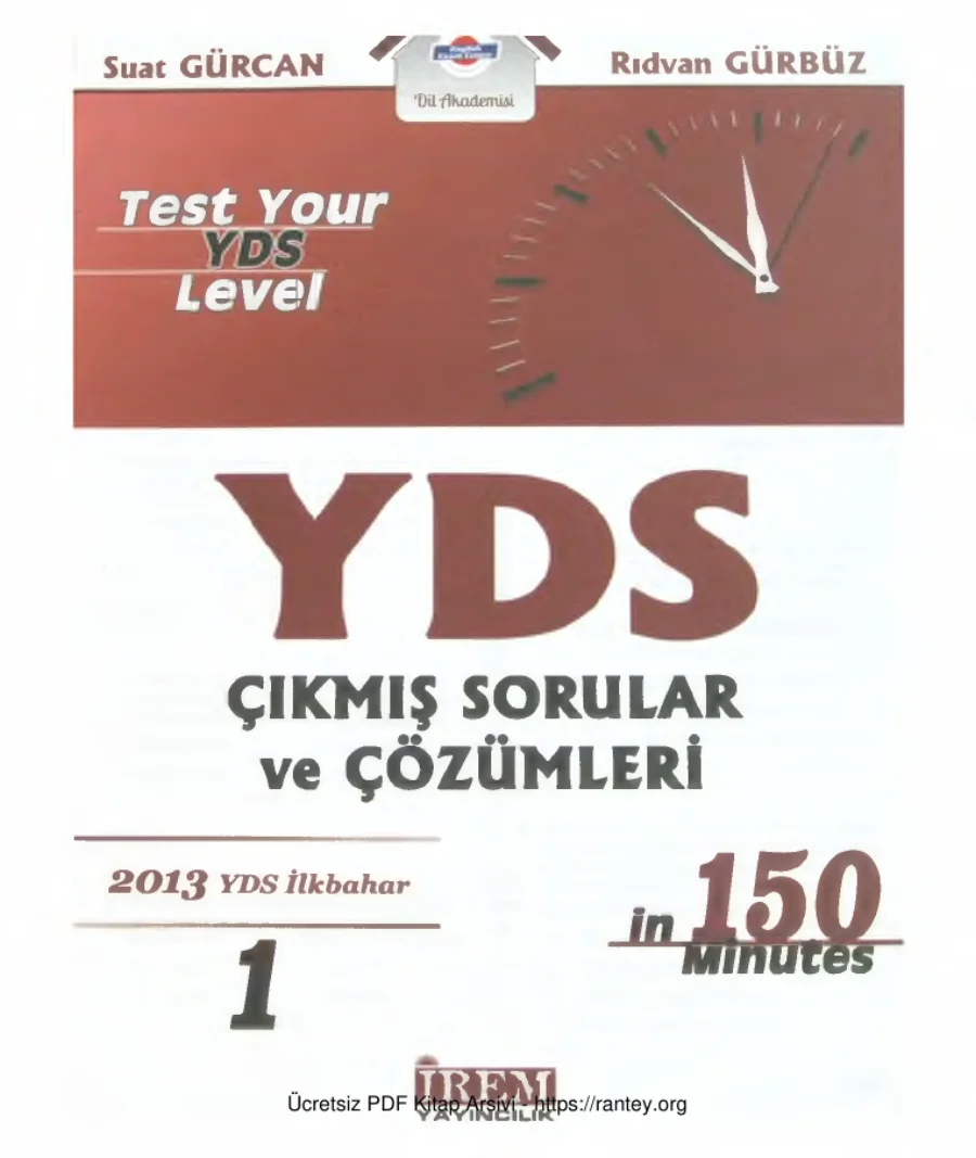 YDS İLKBAHAR SORU VE ÇÖZÜMLERİ kapak görseli