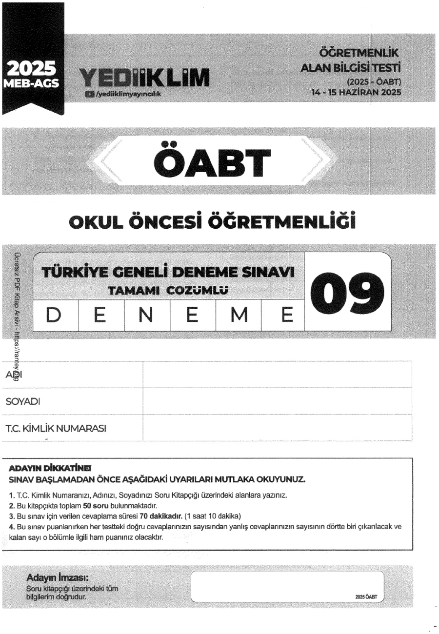 yediiklim ags tg okul öncesi 9 kapak görseli